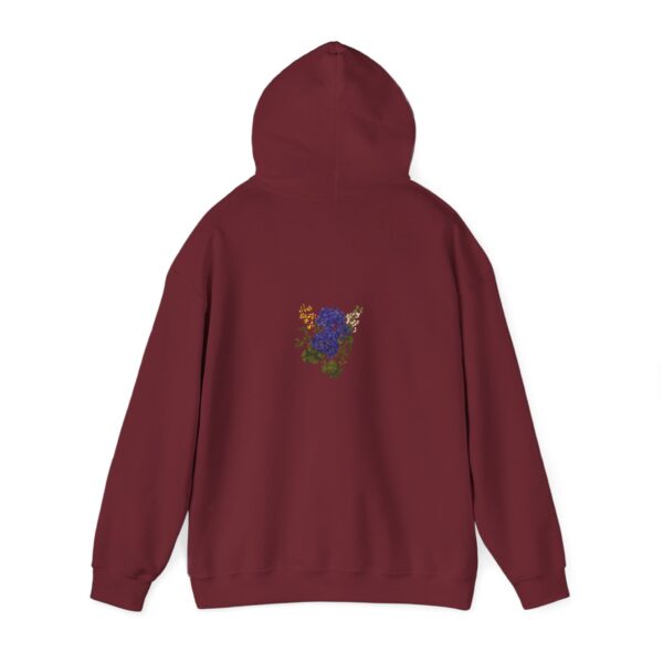 Floral Unisex Hooded Sweatshirt - Cozy Lounge Wear, Fall Apparel, Gift for Her, Sweatshirt with Flowers, Perfect for Layering - Image 43