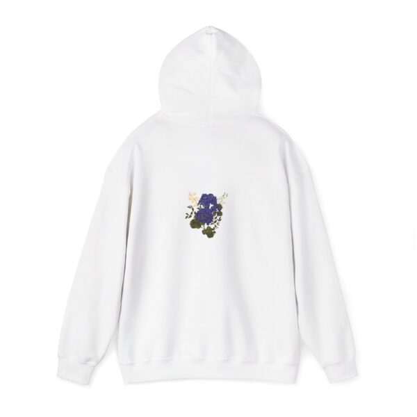 Floral Unisex Hooded Sweatshirt - Cozy Lounge Wear, Fall Apparel, Gift for Her, Sweatshirt with Flowers, Perfect for Layering - Image 7