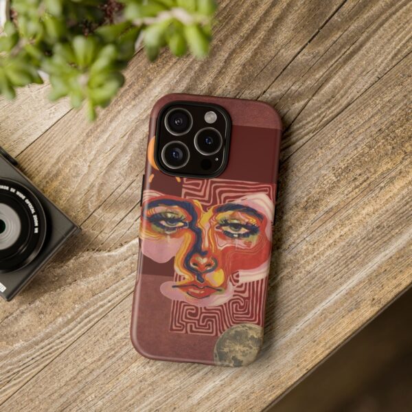 Artistic Phone Case, Unique Cases for Tough Love, Bohemian Style Case, Modern Artistic Design, Gift for Art Lovers - Image 18
