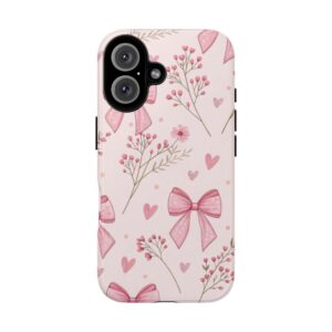 Floral Phone Case - Tough Cases, Cute Floral Print iPhone Cover, Gift for Her, Birthday, Valentine's Day, Stylish Protection