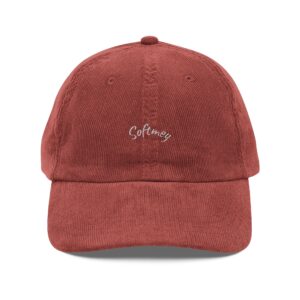 Vintage Corduroy Cap with Embroidery, Retro Style Hat for Casual Wear, Perfect Gift for Friends, Unisex Fashion Accessory, Everyday [...]