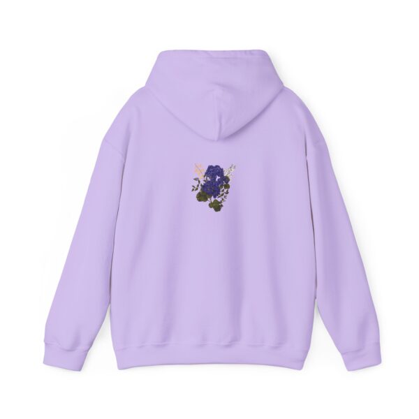 Floral Unisex Hooded Sweatshirt - Cozy Lounge Wear, Fall Apparel, Gift for Her, Sweatshirt with Flowers, Perfect for Layering - Image 2