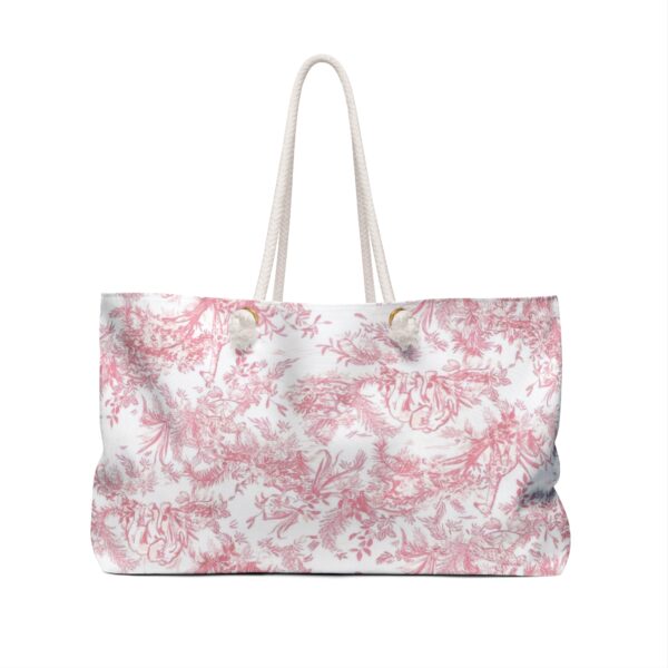 Chic Floral Weekender Bag, Travel Tote, Stylish Carryall, Beach Bag, Weekend Getaway Tote, Floral Print Travel Bag - Image 2