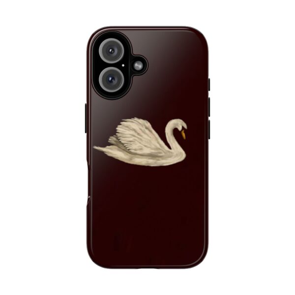 Elegant Swan Phone Case, Tough Phone Cover, Unique Smartphone Protection, Chic Gift for Her, Stylish Tech Accessories