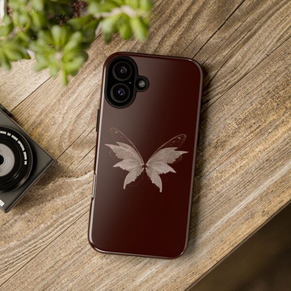 Elegant Butterfly Phone Case, Tough Phone Cover, Floral Accessories, Gift for Her, Butterfly Lover, Nature-Inspired Decor - Image 9