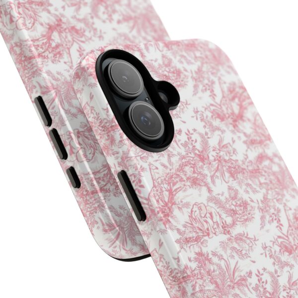 Floral Tough Phone Case - Pink Botanical Design, iPhone Cover, Protective Case, Gift for Her, Trendy Accessories - Image 14