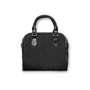 Elegant Black Shoulder Handbag, Chic Tote, Everyday Purse, Fashionable Handbag, Stylish Accessory, Gift for Her, Work Bag