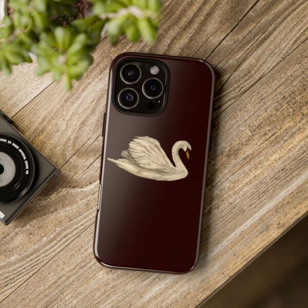 Elegant Swan Phone Case, Tough Phone Cover, Unique Smartphone Protection, Chic Gift for Her, Stylish Tech Accessories - Image 21