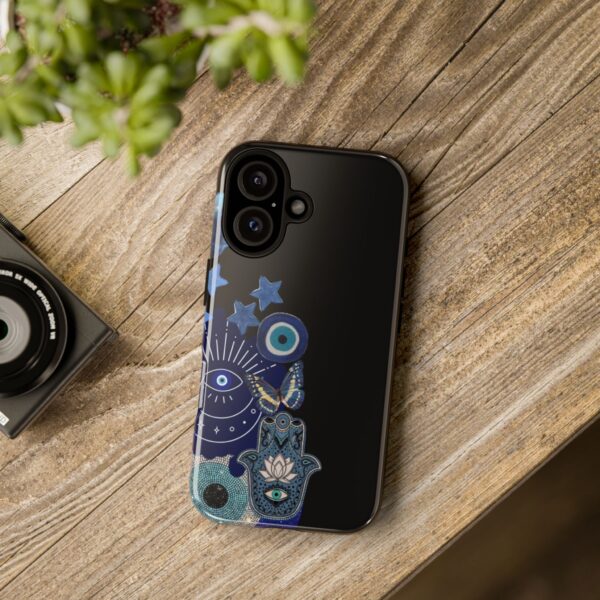 Nazar Eye Phone Case - Protective Tough Cases with Bohemian Design | Unique Gift, Trendy Accessories, Cellphone Cover, Phone Protection - Image 3
