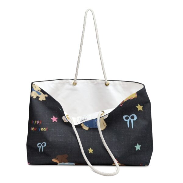 Cute Animal Print Weekender Bag for Travel, Stylish Tote for Kids, Beach Bag, Weekend Getaway Bag, Pet Lover Gift - Image 3