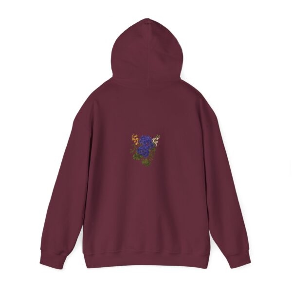 Floral Unisex Hooded Sweatshirt - Cozy Lounge Wear, Fall Apparel, Gift for Her, Sweatshirt with Flowers, Perfect for Layering - Image 27