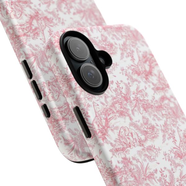 Floral Tough Phone Case - Pink Botanical Design, iPhone Cover, Protective Case, Gift for Her, Trendy Accessories - Image 18