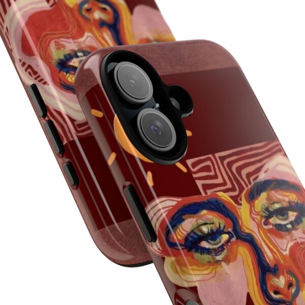 Artistic Phone Case, Unique Cases for Tough Love, Bohemian Style Case, Modern Artistic Design, Gift for Art Lovers - Image 2
