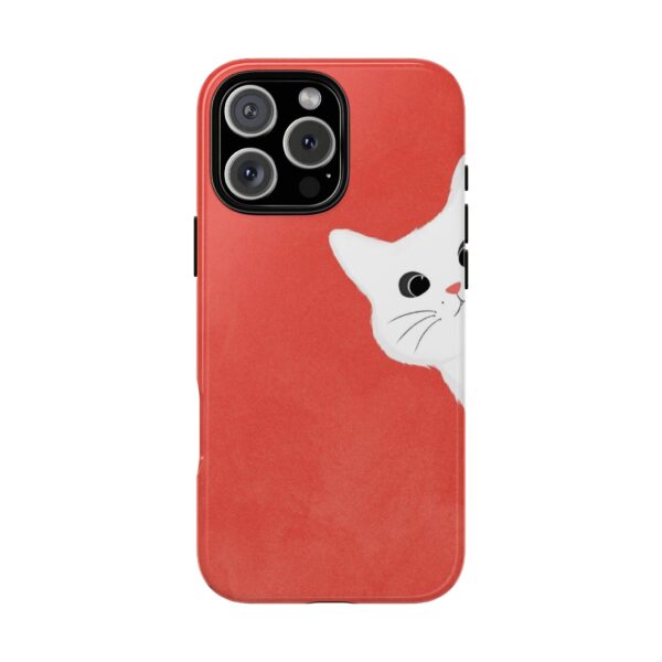 Cute Cat Phone Case, Tough Cat Case, Pet Lover Gift, Red Cat Protection, Fun Animal Phone Cover, Unique Kitty Design - Image 19
