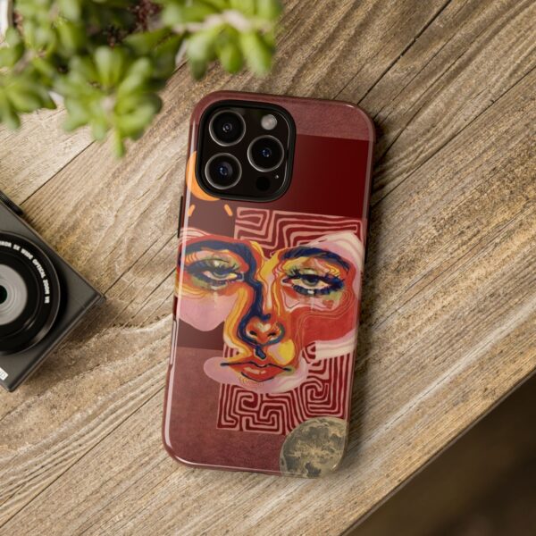 Artistic Phone Case, Unique Cases for Tough Love, Bohemian Style Case, Modern Artistic Design, Gift for Art Lovers - Image 21