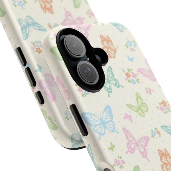 Butterfly Pattern Phone Case, Tough Cases, Floral Phone Cover, Spring Accessories, Gift for Her, Cute Mobile Protection - Image 5