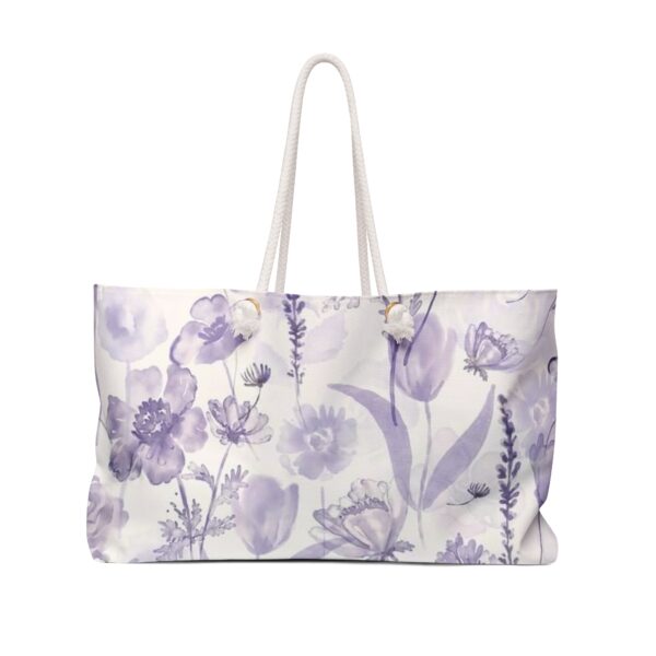 Elegant Floral Weekender Bag, Stylish Travel Tote, Overnight Bag, Weekend Getaway Essential, Perfect for Vacations or Gym