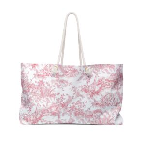Chic Floral Weekender Bag, Travel Tote, Stylish Carryall, Beach Bag, Weekend Getaway Tote, Floral Print Travel Bag