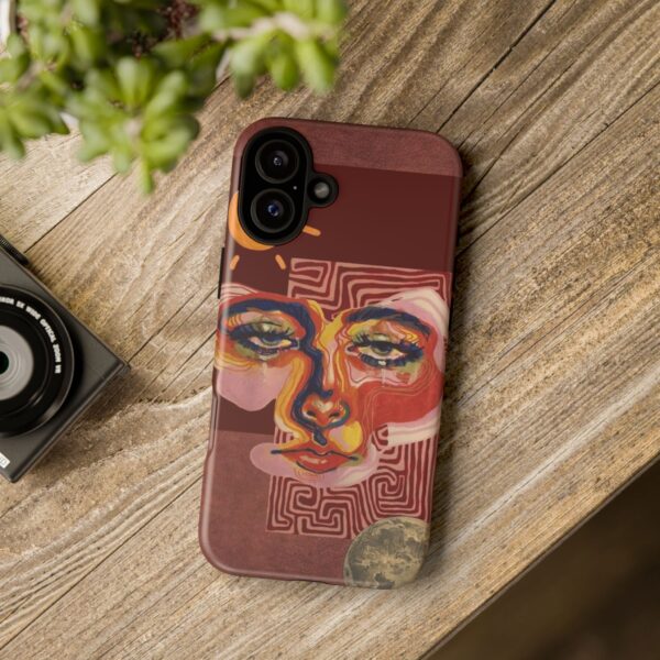Artistic Phone Case, Unique Cases for Tough Love, Bohemian Style Case, Modern Artistic Design, Gift for Art Lovers - Image 12