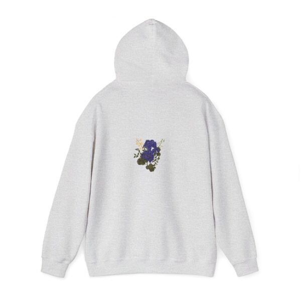 Floral Unisex Hooded Sweatshirt - Cozy Lounge Wear, Fall Apparel, Gift for Her, Sweatshirt with Flowers, Perfect for Layering - Image 15