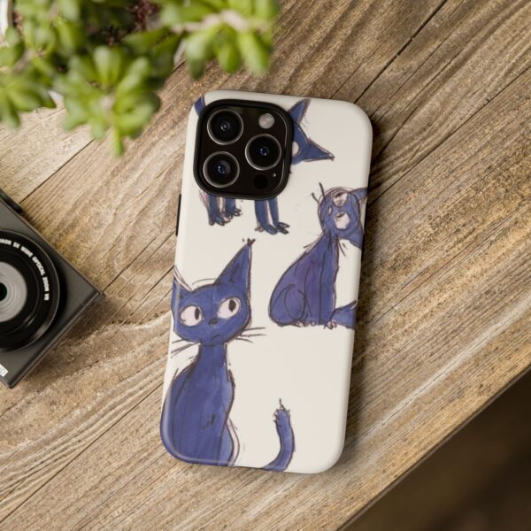 Cat-Themed Phone Case, Cute Cat Lover Gift, Stylish Tough Cases for Cat Fans, Colorful Pet Accessory, Unique Animal Phone Covers - Image 24