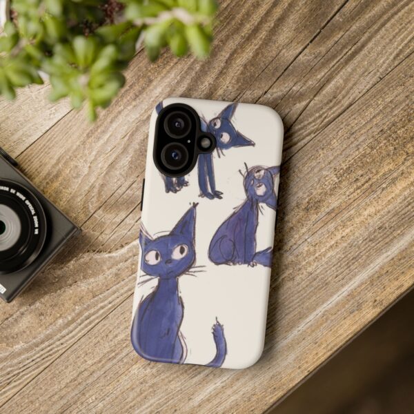 Cat-Themed Phone Case, Cute Cat Lover Gift, Stylish Tough Cases for Cat Fans, Colorful Pet Accessory, Unique Animal Phone Covers - Image 6