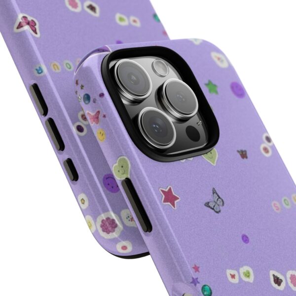 Purple Sticker Phone Case, Tough Phone Cover, Cute Gift for Teens, Fun Cell Phone Accessory, Aesthetic Phone Protector - Image 29
