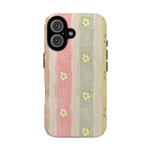 Floral Phone Case - Tough Cases with Vintage Vibes | Cute Floral Design for Protection, Gift for Her, Spring Accessory, Nature Lover