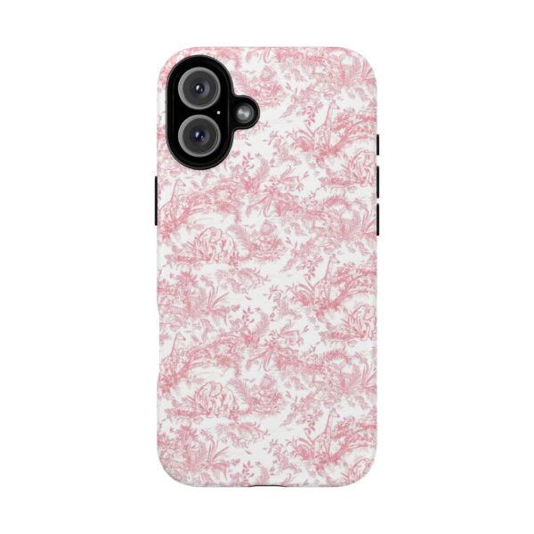Floral Tough Phone Case - Pink Botanical Design, iPhone Cover, Protective Case, Gift for Her, Trendy Accessories - Image 17