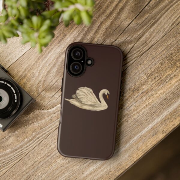 Elegant Swan Phone Case, Tough Phone Cover, Unique Smartphone Protection, Chic Gift for Her, Stylish Tech Accessories - Image 6