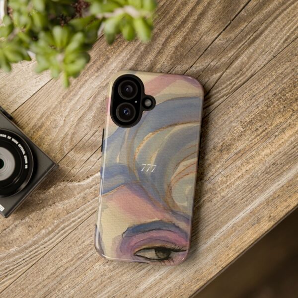 Artistic Phone Case with Elegant Design, Tough Phone Cover, Unique Gift, Stylish Accessory, Floral Art Case, Trendy Mobile Protection - Image 3