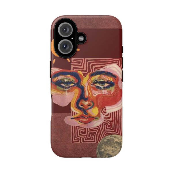 Artistic Phone Case, Unique Cases for Tough Love, Bohemian Style Case, Modern Artistic Design, Gift for Art Lovers - Image 4