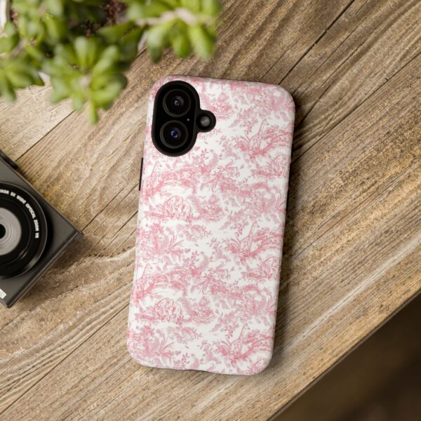 Floral Tough Phone Case - Pink Botanical Design, iPhone Cover, Protective Case, Gift for Her, Trendy Accessories - Image 16