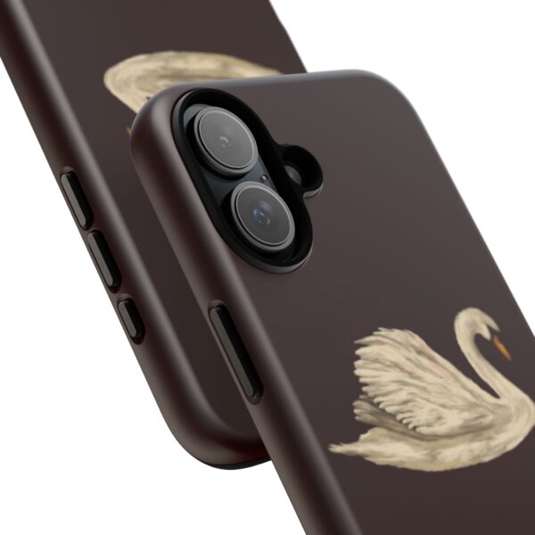 Elegant Swan Phone Case, Tough Phone Cover, Unique Smartphone Protection, Chic Gift for Her, Stylish Tech Accessories - Image 11