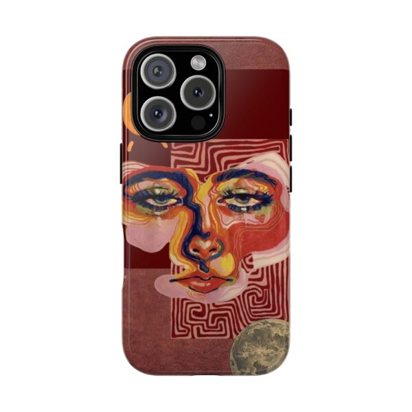 Artistic Phone Case, Unique Cases for Tough Love, Bohemian Style Case, Modern Artistic Design, Gift for Art Lovers - Image 13