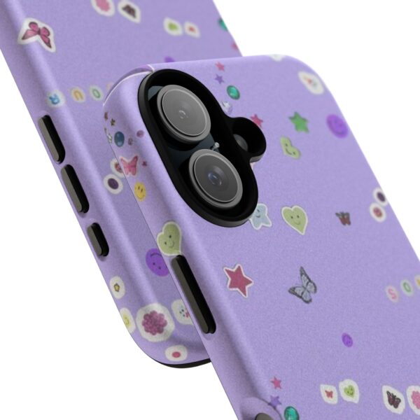 Purple Sticker Phone Case, Tough Phone Cover, Cute Gift for Teens, Fun Cell Phone Accessory, Aesthetic Phone Protector - Image 20