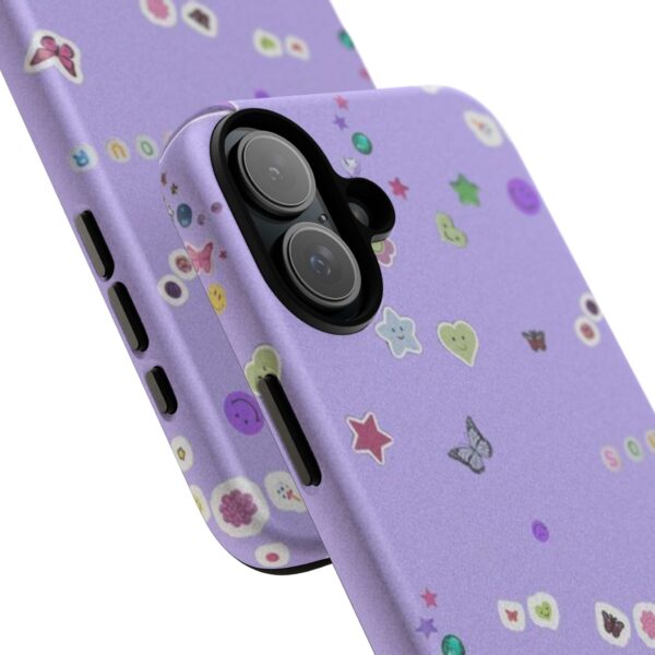 Purple Sticker Phone Case, Tough Phone Cover, Cute Gift for Teens, Fun Cell Phone Accessory, Aesthetic Phone Protector - Image 26