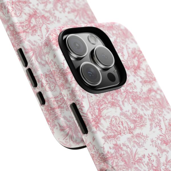 Floral Tough Phone Case - Pink Botanical Design, iPhone Cover, Protective Case, Gift for Her, Trendy Accessories - Image 22