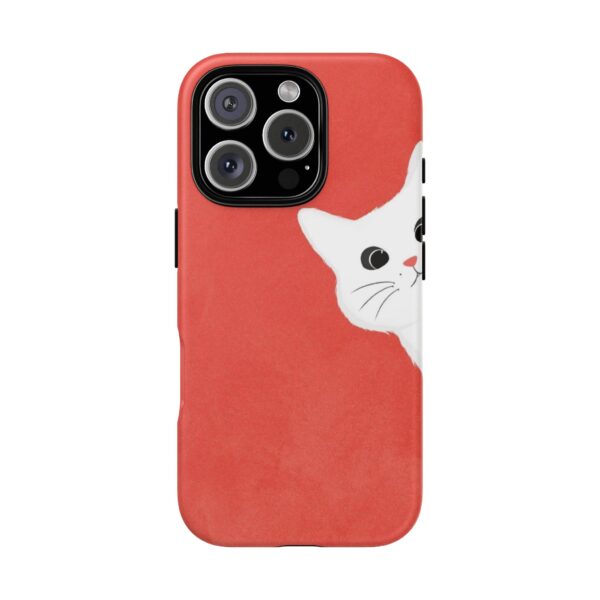Cute Cat Phone Case, Tough Cat Case, Pet Lover Gift, Red Cat Protection, Fun Animal Phone Cover, Unique Kitty Design - Image 16