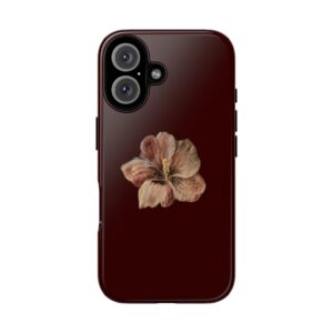 Elegant Floral Phone Case, Tough Cases, Flower Phone Cover, Protective Phone Case, Gifts for Her, Stylish Tech Accessories