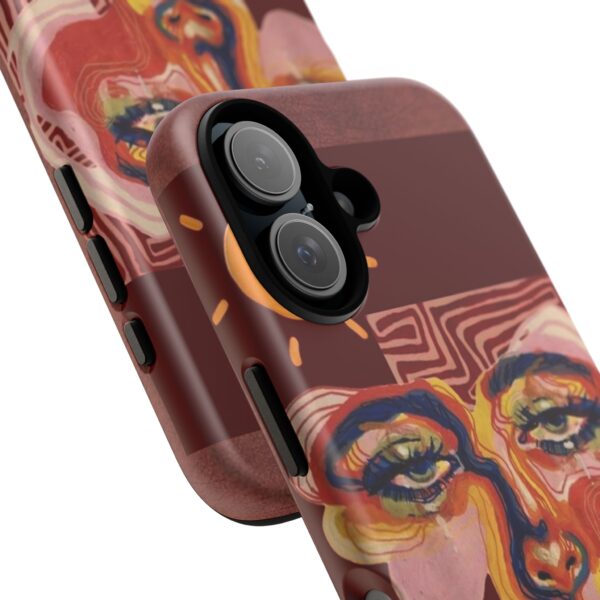 Artistic Phone Case, Unique Cases for Tough Love, Bohemian Style Case, Modern Artistic Design, Gift for Art Lovers - Image 5