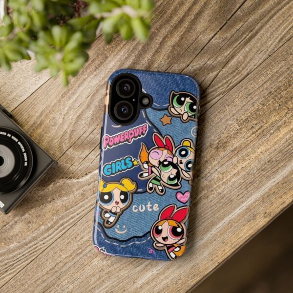 Powerpuff Girls Tough Phone Case - Cute Cartoon Cover, Custom Accessories for Kids, Fun Gift for Birthdays, Stylish Protection for [...] - Image 3