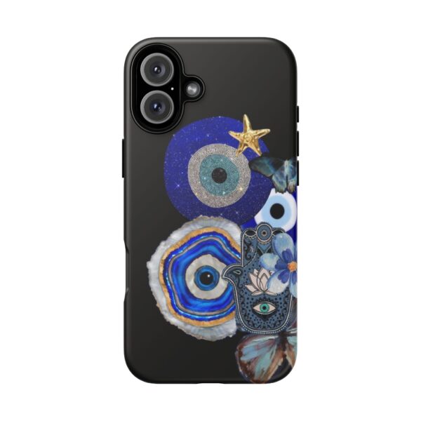 Blue Evil Eye Phone Case, Protective Phone Cover, Unique Phone Accessory, Gift for Her, Bohemian Style Case - Image 10