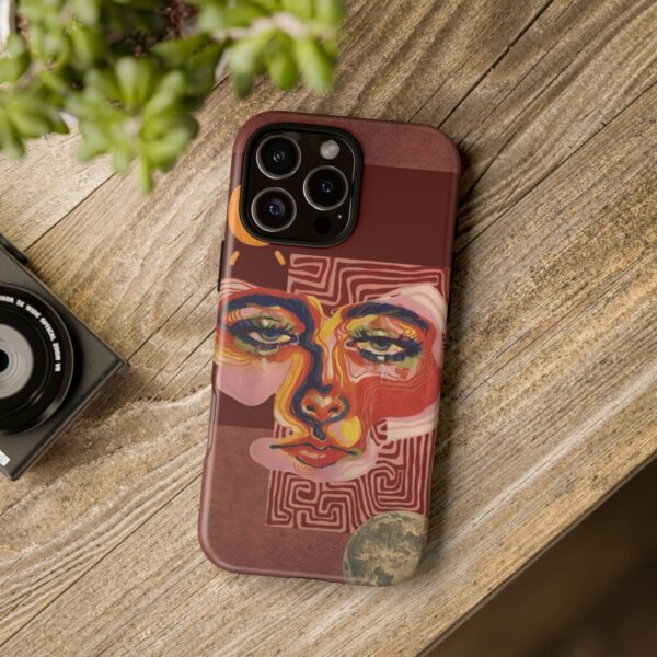 Artistic Phone Case, Unique Cases for Tough Love, Bohemian Style Case, Modern Artistic Design, Gift for Art Lovers - Image 24