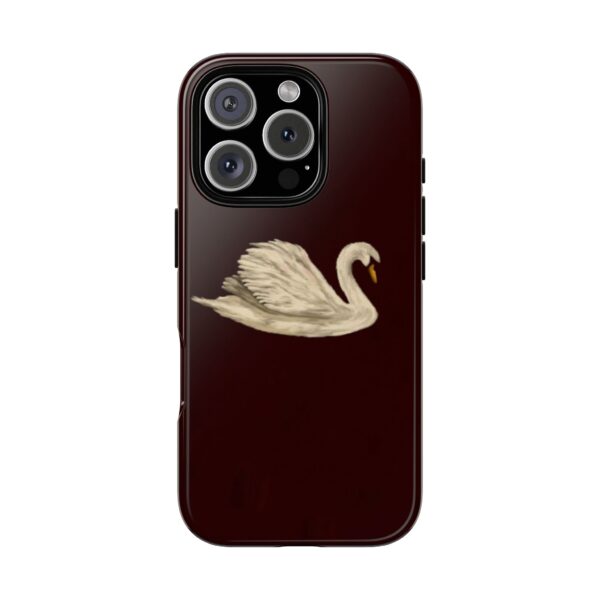 Elegant Swan Phone Case, Tough Phone Cover, Unique Smartphone Protection, Chic Gift for Her, Stylish Tech Accessories - Image 13