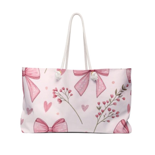 Charming Floral Weekender Bag - Ideal for Travel, Weekend Getaways, Spa Days, Gifts for Her, Cute Tote for Moms