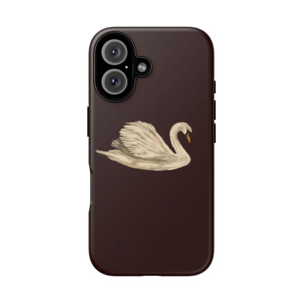 Elegant Swan Phone Case, Tough Phone Cover, Unique Smartphone Protection, Chic Gift for Her, Stylish Tech Accessories - Image 4