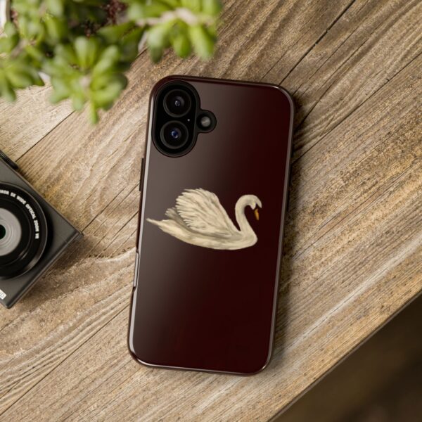 Elegant Swan Phone Case, Tough Phone Cover, Unique Smartphone Protection, Chic Gift for Her, Stylish Tech Accessories - Image 9