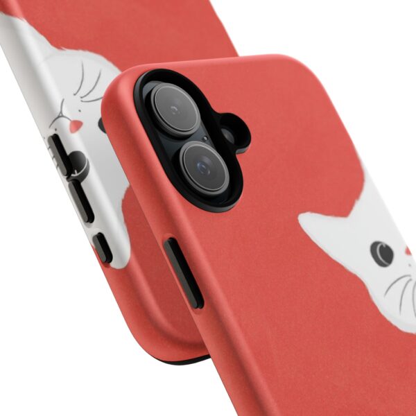 Cute Cat Phone Case, Tough Cat Case, Pet Lover Gift, Red Cat Protection, Fun Animal Phone Cover, Unique Kitty Design - Image 11