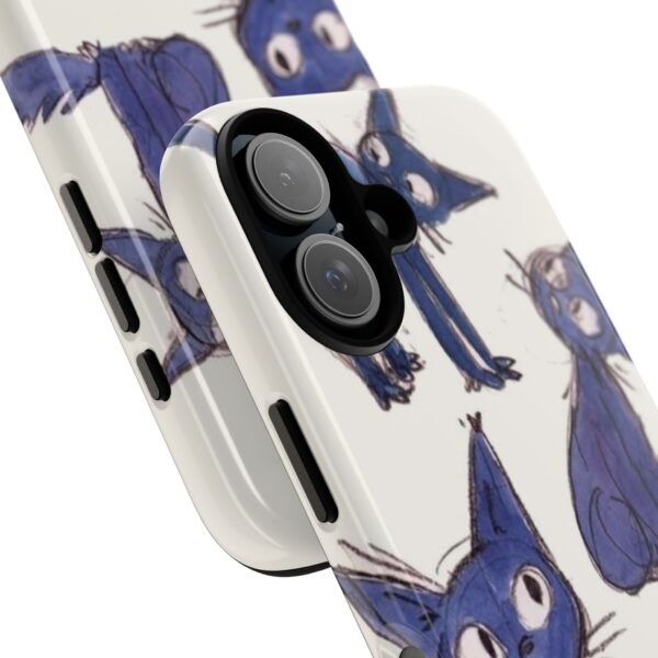 Cat-Themed Phone Case, Cute Cat Lover Gift, Stylish Tough Cases for Cat Fans, Colorful Pet Accessory, Unique Animal Phone Covers - Image 2